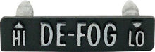1970-78 Camaro; Dash Rear Window Defogger Bezel