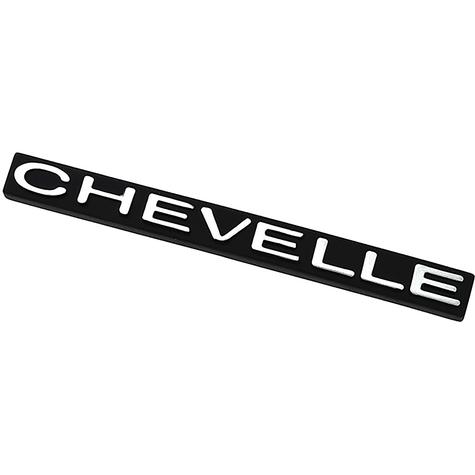 3975396 - 1970 Chevelle; Grill Emblem; Chevelle Nameplate; Diecast Emblem With Bracket