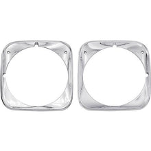 1971 Chevelle, Malibu, El Camino, Sprint; Headlight Bezels; LH and RH; ; Chrome Plated Finish; Replaces GM#'s 3982449, 3