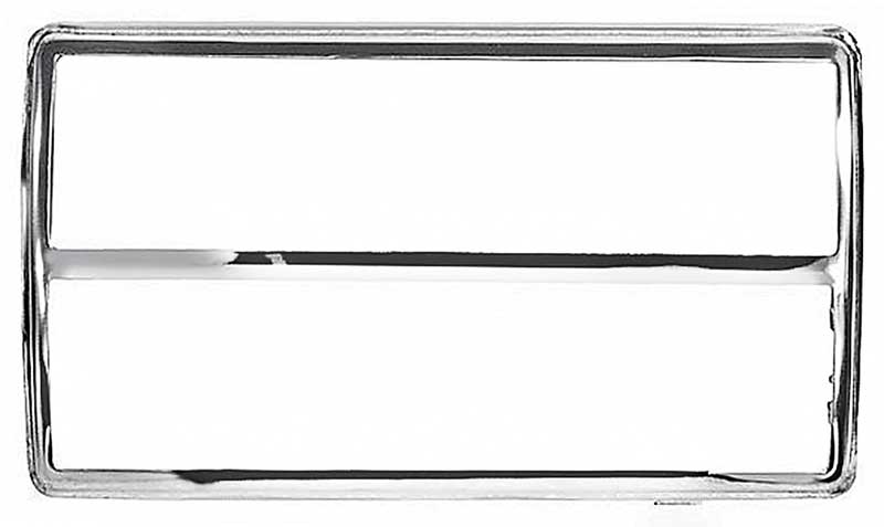 3988105 - 1965-70;Impala, Bel Air, Caprice; Brake Pedal Trim Plate; with Disc Brakes; Automatic Trans; Stainless Steel