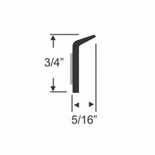 3/4" Side Window Weatherstrip with Peel-N-Stick