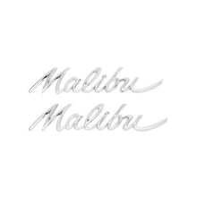 Trim Parts 1964 Chevrolet Chevelle Rear Quarter "Malibu" Emblem W/Fasteners, Pair - (4011)