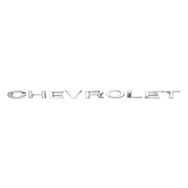 Trim Parts 1964 Chevrolet Chevelle Hood "Chevrolet" Letters Set, Each - (4012)