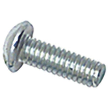 #8-32 x 1/2" Slotted Round Machine Screw; Zinc