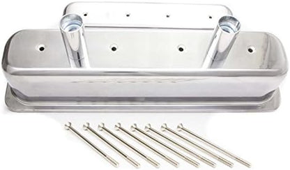 Company R6150 Tall Aluminum Circle Track Center Bolt Valve Cover with Tubes for