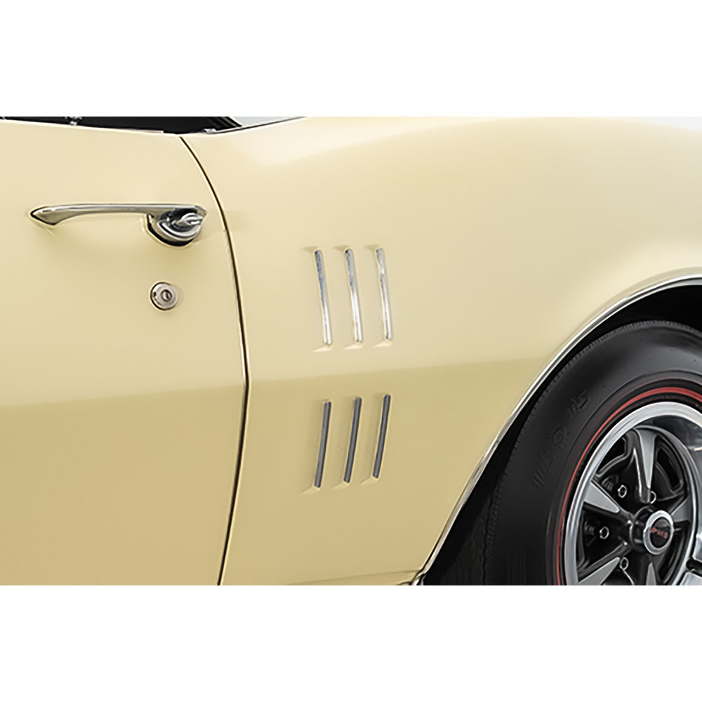 4229997 - 1967-68 Firebird, Trans Am; Rear Quarter Louver Trim; with Hardware;12 Piece Set;