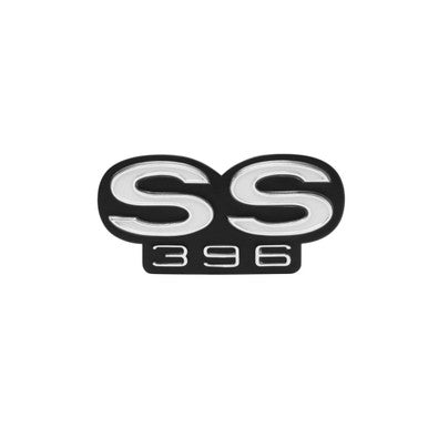 Trim Parts 1967 Chevrolet Chevelle Rear Panel "SS 396" Emblem W/Fastners, Each - (4405)