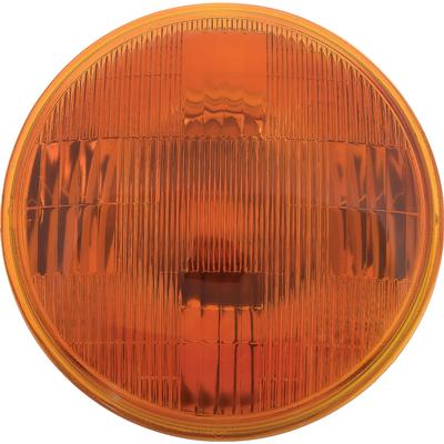 5-3/4" Round Seal Beam Halogen Fog Lamp Bulb; Amber