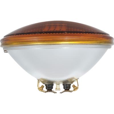 5-3/4" Round Seal Beam Halogen Fog Lamp Bulb; Amber