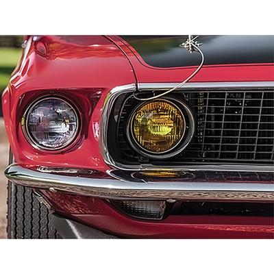 5-3/4" Round Seal Beam Halogen Fog Lamp Bulb; Amber
