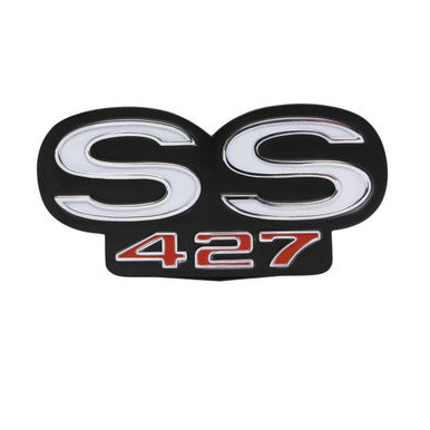 Trim Parts 1967 Chevrolet Chevelle Grille "SS 427" Emblem W/Retainer & Fasteners, Each - (4413)