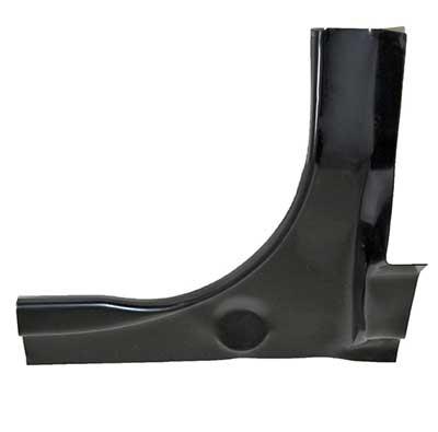 45118A - 1967-68 Mustang; Lower Trunk Drip Rail Corner; Coupe, Convertible; Passenger Side