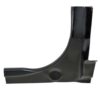 45118A - 1967-68 Mustang; Lower Trunk Drip Rail Corner; Coupe, Convertible; Passenger Side