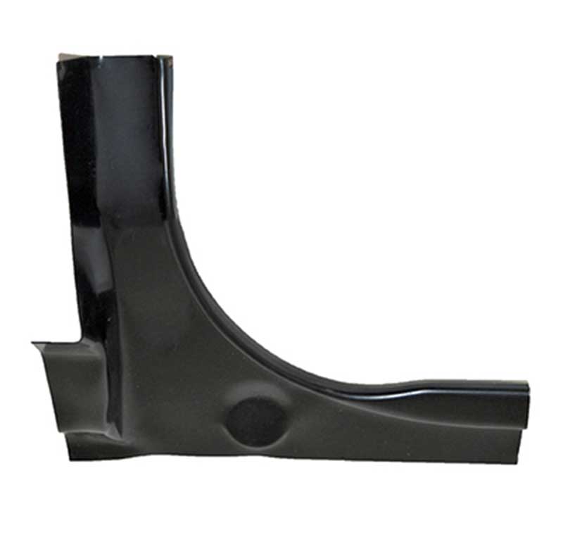 45118B - 1967-68 Mustang; Lower Trunk Drip Rail Corner; Coupe, Convertible; Drivers Side