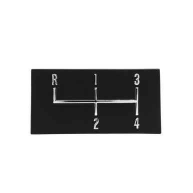 Trim Parts 1968-1972 Chevrolet Chevelle/El Camino/Monte Carlo 4-Speed Console Shift Plate - (4580)