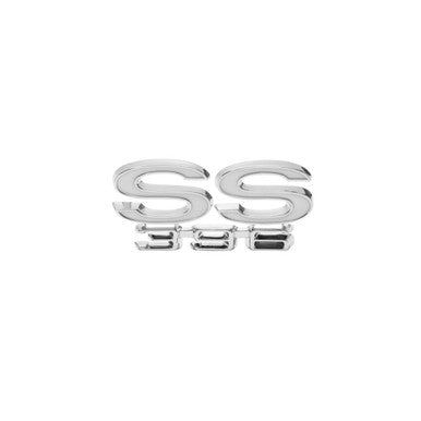 Trim Parts 1969 Chevrolet Chevelle Rear Panel "SS 396" Emblem W/Fasteners, Each - (4601)