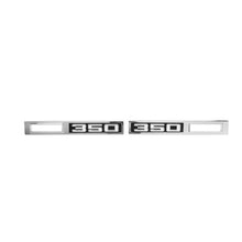 Trim Parts 1969 Chevrolet Chevelle/El Camino Front Fender Marker Light "350" Bezel, Pair - (4607)