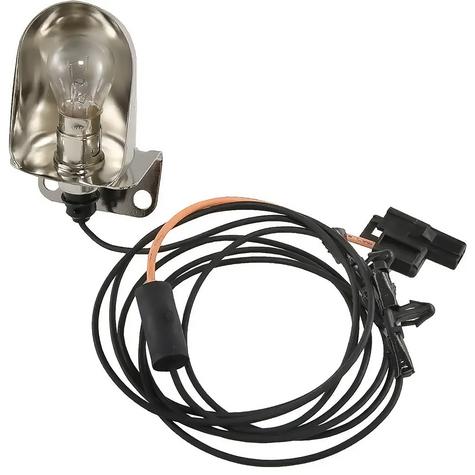 1977 Chevrolet Corvette; Under Hood Light Wiring Harness, Socket, and Bulb; First Design