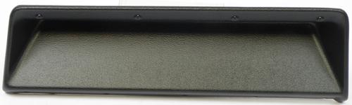 1966-67 Chevrolet Chevy II, Nova; Blank Dash Gauge Panel; w/o Holes; Black
