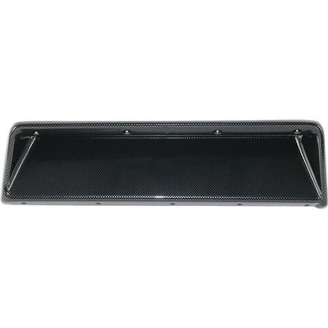 1966-67 Chevrolet Chevy II, Nova; Blank Dash Gauge Panel; w/o Holes; Carbon Fiber