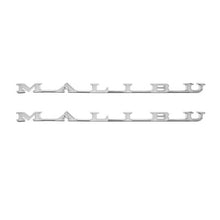 Trim Parts 1970 Chevrolet Chevelle Front Fender "Malibu" Emblem W/Fasteners, Pair - (4673)