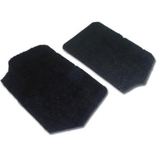 1990-93 Chevrolet Corvette; FRONT SPEAKER COVER CARPETS; BLACK PILE