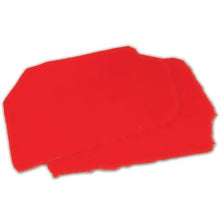 1993 Chevrolet Corvette; FRONT SPEAKER COVER CARPETS; RED PILE