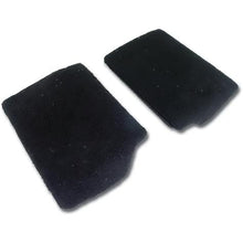 1994-96 Chevrolet Corvette; Front Speaker Cover Carpet Assemblies - Black Tru-Vet Carpet