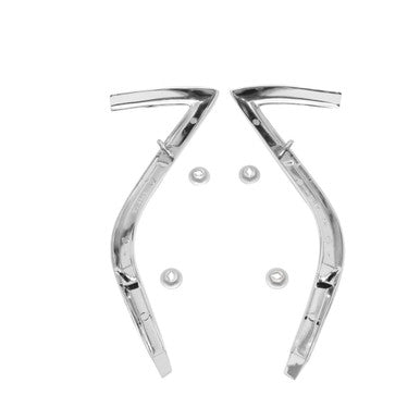 Trim Parts 1970-72 Chevrolet Chevelle Rear Vinyl Top Trim W/Fasteners, Pair - (4725)