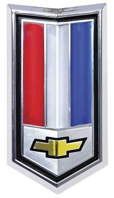 475527 - 1978 Camaro; Standard Grill Emblem; with Bow Tie Logo; with Nracket & Hardware; GM Licensed