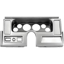 1977-79 Chevrolet Nova; 6-Gauge Dash Panel; (2) 3-3/8" (4) 2-1/16" Holes; w/o A/C Vents; Brushed Aluminum