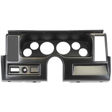 1977-79 Chevrolet Nova; 6-Gauge Dash Panel; (2) 3-3/8" (4) 2-1/16" Holes; w/ Right Vent Only; Black