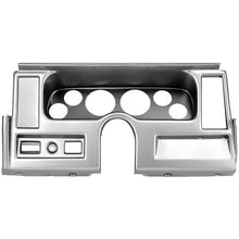 1977-79 Chevrolet Nova; 6-Gauge Dash Panel; (2) 3-3/8" (4) 2-1/16" Holes; w/ Right Vent Only; Brushed Aluminum