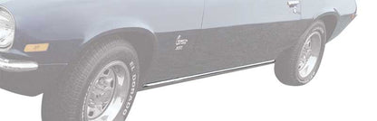 481546 - 1976-81 Camaro, 1970-81 Firebird; Standard Rocker Panel Molding; with Hardware; RH or LH; Each