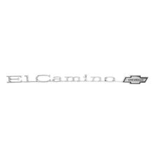Trim Parts 1973-1977 Chevrolet El Camino Tailgate “El Camino” Emblem W/Fasteners, Each - (4881)