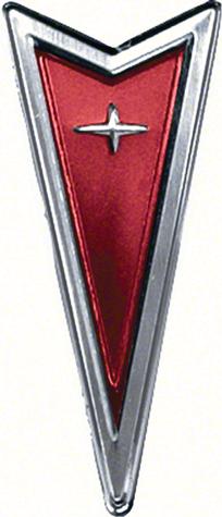 489146 - 1972-77 Pontiac; Rally II & Honeycomb Wheel Center Cap Emblem; Each