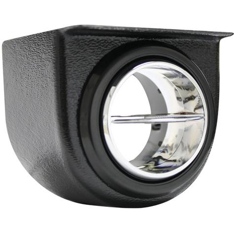 Under Dash Ball Louver Black Pod w/ Chrome Louver for 2.5-Inch Hose