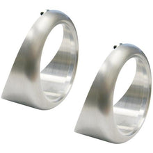 1955-57 Chevrolet Bel Air Vintage Air Proline Dash Louver Bezels; Machined