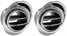 1967-68 Camaro, Firebird; Outside Astro Vent Ball & Bezel Set; without Factory AC; Pair