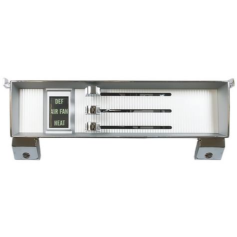1967-72 Chevrolet, GMC Pickup, Blazer, Jimmy, Suburban; Dash Heater Control Panel; w/o Factory Air Conditioning