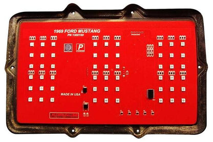 1969 Mustang; Digi-Tails LED Tail Lamp Set; 2 Panel Sequential