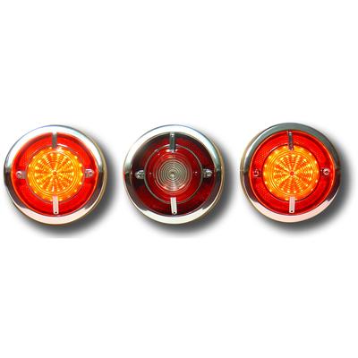 1962 Impala; Digi-Tails LED Tail Lamp Panels; 4 Panel Sequential