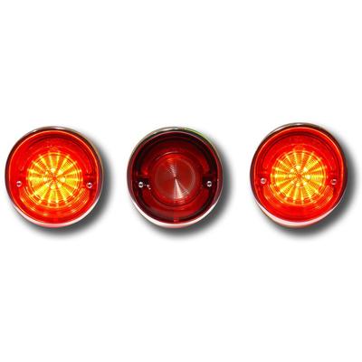 1963-64 Impala; Digi-Tails LED Park Lamp Panels; 4 Panel Sequential