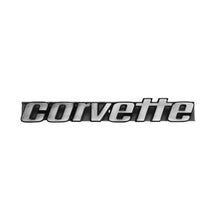 Trim Parts 1976-79 Chevrolvet Corvette Late Rear "Corvette" Emblem W/ Bracket, Each - (5031)