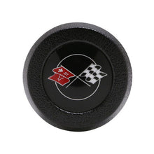 Trim Parts 1969-75 Chevrolet Corvette Black Horn Button W/O Tilt/Telescopic Steering, Each - (5073A)