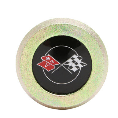 Trim Parts 1969-75 Corvette Horn Button W/O Tilt & Telescopic Steering, Each - (5073C)