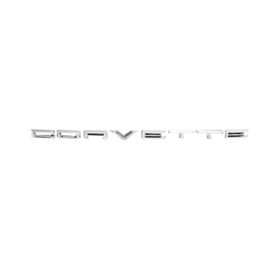 Trim Parts 1961-62 Chevrolet Corvette Front "Corvette" Letters W/Adhesive Tape Set - (5096)
