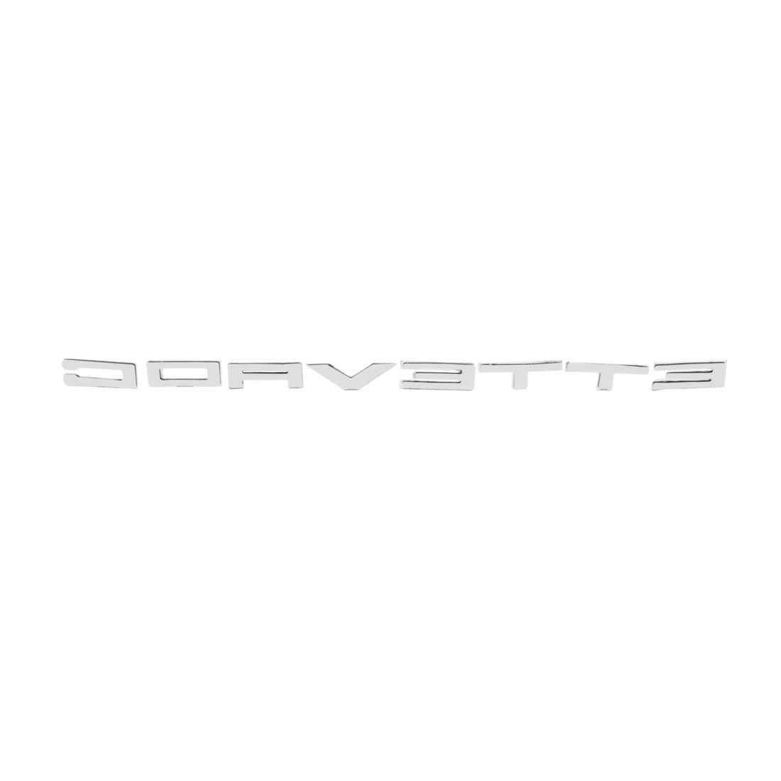 Trim Parts 1961-62 Chevrolet Corvette Front "Corvette" Letters W/Adhesive Tape Set - (5096)