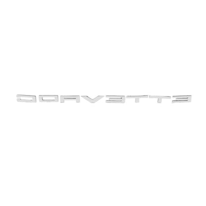 Trim Parts 1961-62 Chevrolet Corvette Front "Corvette" Letters W/Adhesive Tape Set - (5096)