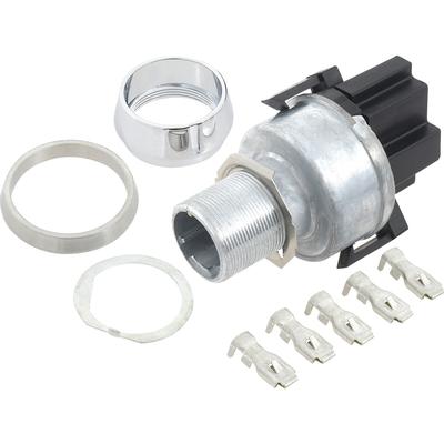1955-64 GM Passenger Car, 1962-66 Truck; Ignition Switch and Bezel Set; with Wiring Connector; Universal GM Style;